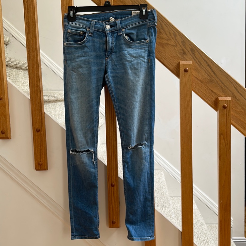 Rag and Bones women’s jeans, blue, size 25, capri
